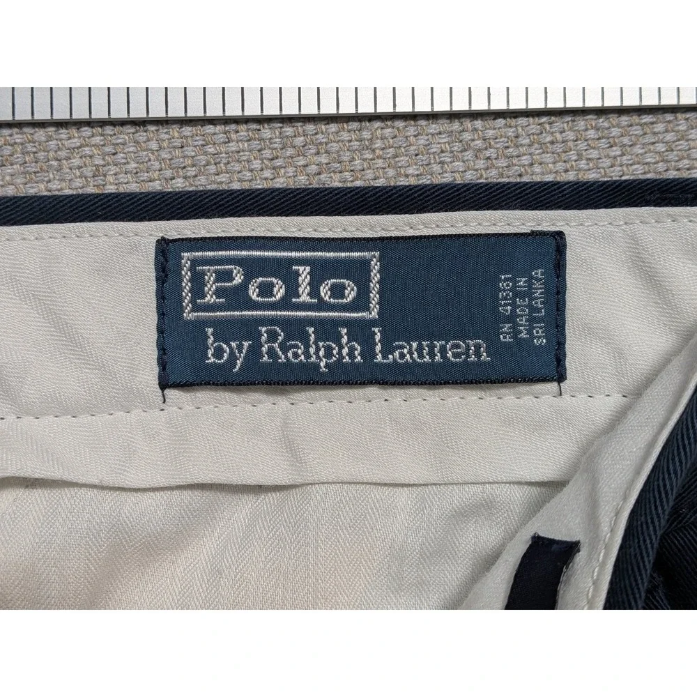 Polo Ralph Lauren Pants Men's 32x32 Navy Cotton Chino Classic Fit Pony Logo